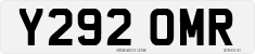 License plate of the United Kingdom, 1983 year system