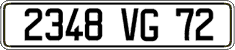French license plate, FNI