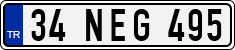 License plate of Turkey, Regular plates
