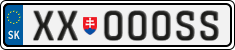 License plate of Slovakia, Vanity Plates