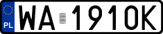 License plates of Poland, Regular car plates