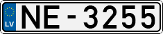 License plate of Latvia, Regular car plates