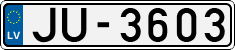 License plate of Latvia, Regular car plates