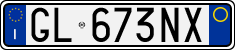 License plate of Italy, Cars (1994 year series)