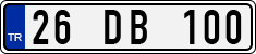 License plate of Turkey, Regular plates