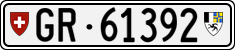 License plate of Switzerland, Cars