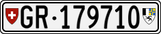 License plate of Switzerland, Cars