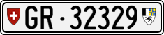 License plate of Switzerland, Cars