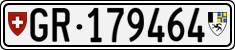 License plate of Switzerland, Cars