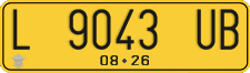 License plate of Indonesia, Commercial vehicles