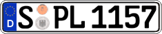 German license plate, Regular plates