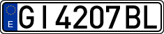 License plates of Spain, 1971 year series