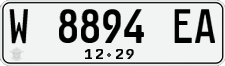 License plate of Indonesia, Regular plates