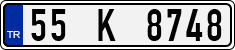 License plate of Turkey, Regular plates
