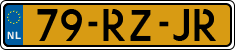 License plate of the Netherlands, Cars