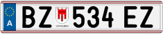 License plate of Austria, Regular plates