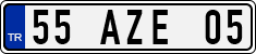 License plate of Turkey, Regular plates