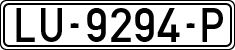 License plates of Spain, 1971 year series