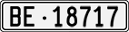 License plate of Switzerland, Cars