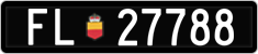 License plate of Liechtenstein, Cars