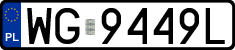License plates of Poland, Regular car plates