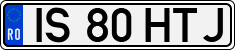 License plate of Romania, Regular plates