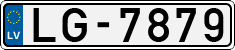 License plate of Latvia, Regular car plates