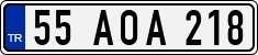 License plate of Turkey, Regular plates