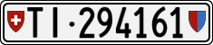 License plate of Switzerland, Cars