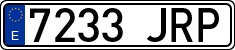 License plates of Spain, Ordinary (2000)