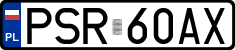 License plates of Poland, Regular car plates