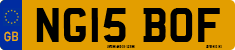 License plate of the United Kingdom, 2001 year system