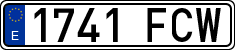 License plates of Spain, Ordinary (2000)
