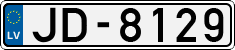 License plate of Latvia, Regular car plates