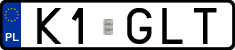 License plates of Poland, Vanity Plates