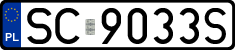 License plates of Poland, Regular car plates