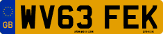 License plate of the United Kingdom, 2001 year system