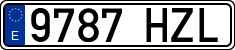 License plates of Spain, Ordinary (2000)
