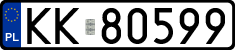 License plates of Poland, Regular car plates
