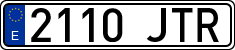 License plates of Spain, Ordinary (2000)