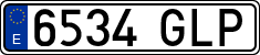 License plates of Spain, Ordinary (2000)