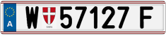 License plate of Austria, Regular plates