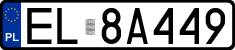 License plates of Poland, Regular car plates