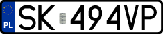 License plates of Poland, Regular car plates