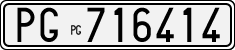 License plate of Italy, Cars (1927 year series)