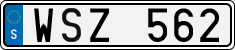 License plate of Sweden, Regular plates
