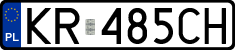 License plates of Poland, Regular car plates