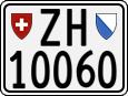 License plate of Switzerland, Motorcycles