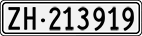 License plate of Switzerland, Cars