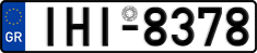 License plate of Greece, Cars